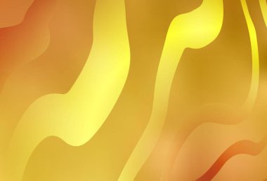 Bükülmüş çizgileri olan açık turuncu vektör deseni. Değişken çizgileri olan renkli soyut çizimler. Markan için yeni kompozisyon.