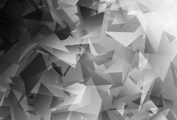 Světle Šedý Vektorový Polygonální Vzorec Barevná Abstraktní Ilustrace Trojúhelníky Nová — Stockový vektor