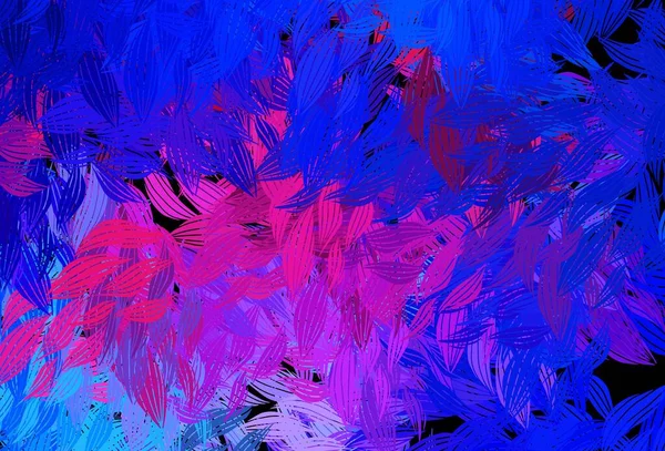 Темно Синий Красный Вектор Элегантный Фон Листьями Творческая Иллюстрация Размытом — стоковый вектор