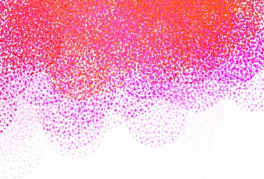 Açık Pembe, baloncuklu kırmızı vektör arka planı. Soyut arka planda bulanık kabarcıklar ve renkli gradyan. Reklamlar, broşürler için desen.