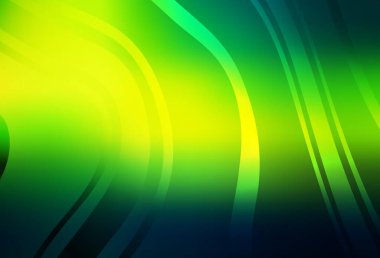 Koyu yeşil, sarı vektör bulanık parlak soyut doku. Yaratıcı illüstrasyon, yarım tonlu ve eğimli. Bir cep telefonu için arka plan.