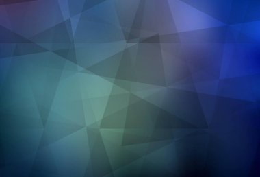 Açık BLUE vektör çokgen çizimi. Origami stilinde gradyan ile yaratıcı geometrik illüstrasyon. Pankartın için tamamen yeni bir şablon.