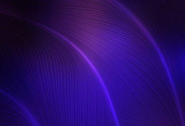 Koyu mor, pembe çizgili vektör arkaplan. Yaratıcı illüstrasyon, yarım tonlu ve eğimli. Marka kitabı için şık bir desen.