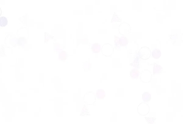 Светло Фиолетовый Розовый Векторный Фон Многоугольным Стилем Кругами Круги Линии — стоковый вектор
