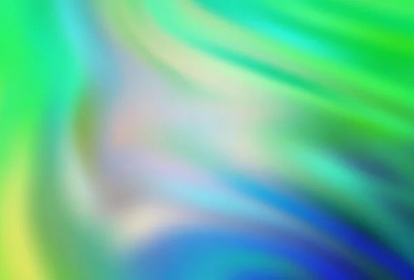 Hellgrüner Vektor Verschwimmt Helle Vorlage Moderne Abstrakte Illustration Mit Farbverlauf — Stockvektor