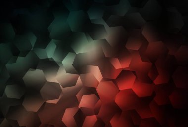 Koyu mavi, kırmızı vektör soyut mozaik desen. Çokgen soyut çizim ve gradyan. Web siteniz için yeni bir doku.