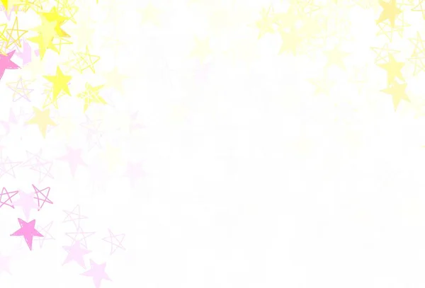 Световой Многоцветный Векторный Узор Звездами Размытый Декоративный Дизайн Простом Стиле — стоковый вектор