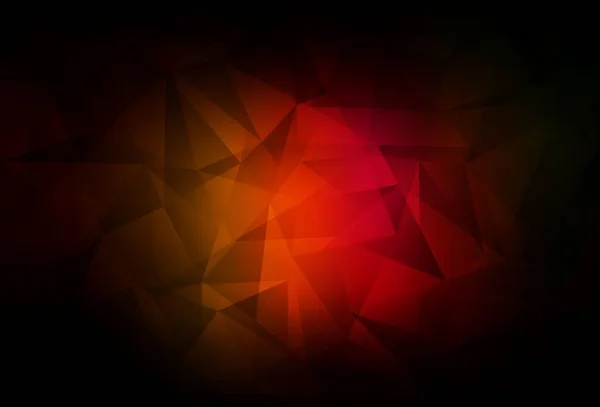 Rojo Oscuro Vector Amarillo Polígono Abstracto Telón Fondo Una Muestra — Archivo Imágenes Vectoriales