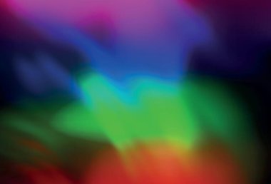 Koyu Çokrenkli vektör soyut bulanık yerleşim. Görüntü stili ve gradyanı olan yeni renkli çizimler. Web siteniz için bulanık tasarım.