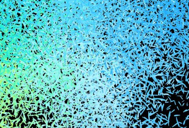 Koyu mavi, keskin çizgileri olan yeşil vektör deseni. Keskin çizgili parlak renkli çizimler. İş ilanınız için akıllı tasarım.