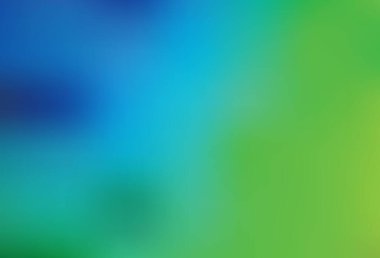 Açık mavi, yeşil vektör parlak soyut arkaplan. Renkli soyut çizimler ve gradyan. Marka kitabınız için yeni biçim tasarımı.