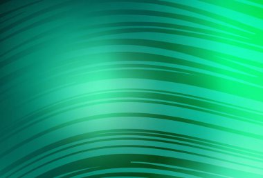 Açık yeşil vektör soyut çizimi. Gradyan ile modern soyut çizim. Tasarımının yeni yolu.