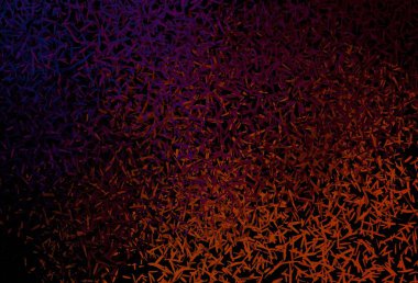 Koyu pembe, tekrarlanan çubuklu sarı vektör şablonu. Çizgilerle modern geometrik soyut çizim. Güzel geçmişiniz için şablon.