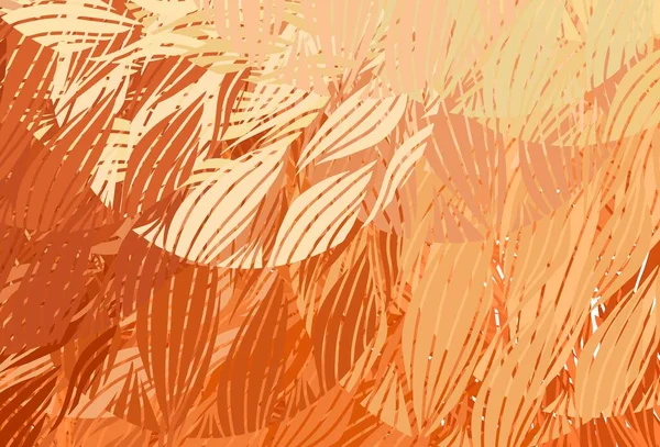 Rojo Oscuro Plantilla Vector Amarillo Con Formas Caóticas Ilustración Abstracta — Archivo Imágenes Vectoriales