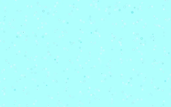 Fond Bleu Clair Vecteur Vert Avec Des Points Illustration Abstraite — Image vectorielle