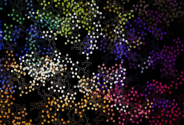 Темная Многоцветная Векторная Текстура Концепцией Искусственного Интеллекта Цветная Структура Градиентными — стоковый вектор