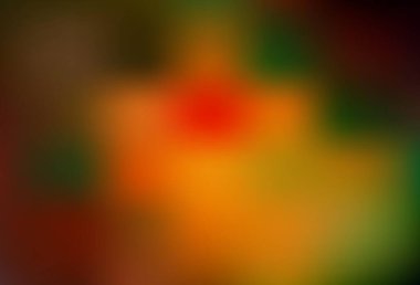 Koyu yeşil, sarı vektör renkli bulanık fon. Görüntü stili ve gradyanı olan yeni renkli çizimler. Marka kitabınız için yeni biçim tasarımı.