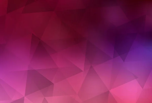 Dark Purple Pink Vector Polygon Abstract Background Inglês Amostra Geométrica — Vetor de Stock
