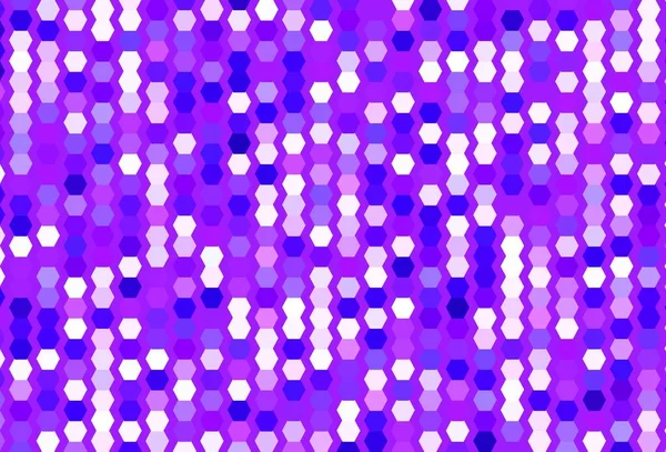 Disposition Vectorielle Violet Clair Avec Des Formes Hexagonales Design Dans — Image vectorielle