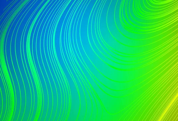 Bleu Clair Vert Vecteur Flou Brillance Texture Abstraite Illustration Colorée — Image vectorielle