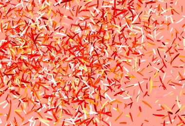 Keskin çizgileri olan açık kırmızı vektör deseni. Çizgilerle modern geometrik soyut çizim. Reklam, kitapçıklar, broşürler için desen.