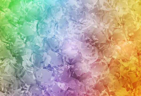 Light Multicolor Vektor Absztrakt Háttér Rózsákkal Virágokkal Elegáns Fényes Illusztráció — Stock Vector