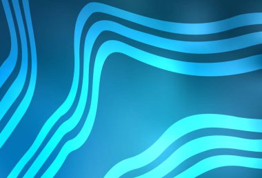 Çizgileri olan hafif BLUE vektör şablonu. Soyut ve gradyan renkte renkli çizimler. Posterler ve afişler için iş tasarımı.