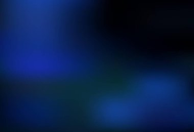 Koyu mavi vektör parlak dokuyu bulanıklaştırdı. Gradyan tasarımlı, soyut, ışıltılı çizimler. Web siteniz için bulanık tasarım.