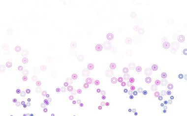 Açık Pembe, benekli kırmızı vektör arka planı. Soyut arka planda bulanık kabarcıklar ve renkli gradyan. İş ilanınız için tasarım.