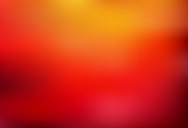 Koyu kırmızı, kıvrımlı çizgileri olan sarı vektör deseni. Eğilimli zarif, parlak bir çizim. Tasarımınız için renkli dalga deseni.