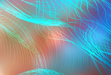 Açık mavi, sarı vektör bulanık parlak soyut doku. Gradyan ile modern soyut çizim. Marka kitabı için zarif bir arkaplan.