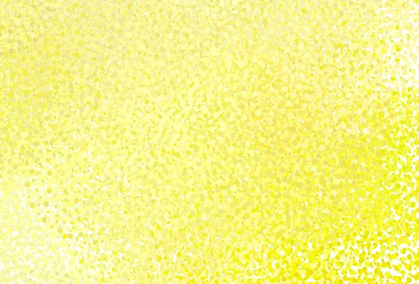 Textura Vectorial Amarillo Claro Con Discos Ilustración Abstracta Brillante Con — Vector de stock