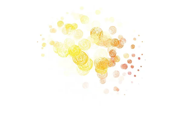 Light Orange Vektor Abstrakten Hintergrund Mit Rosen Blumen Mit Farbverlauf — Stockvektor
