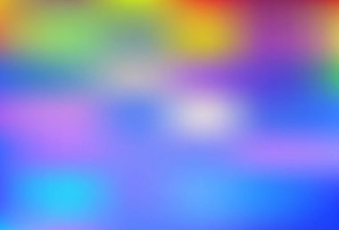 Açık mavi, sarı vektör bulanık şablon. Görüntü stili ve gradyanı olan yeni renkli çizimler. İşiniz için en iyi bulanık tasarım..