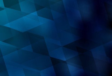 Koyu mavi vektör dokusu dikdörtgen biçiminde. Renkli dikdörtgenlerle modern soyut çizimler. İş ilanları, broşürler, broşürler için desen