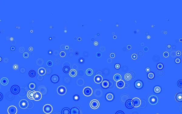 Световой Вектор Blue Обратный Точками Красивая Цветная Иллюстрация Размытыми Кругами — стоковый вектор