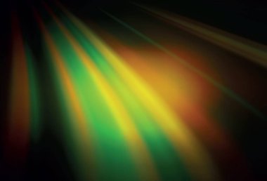 Koyu yeşil, sarı vektör modern zarif arka plan. Gradyan ile modern soyut çizim. İşiniz için en iyi bulanık tasarım..