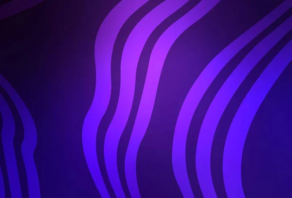 Темно Фіолетовий Векторний Шаблон Лініями Елегантна Яскрава Ілюстрація Градієнтними Лініями — стоковий вектор