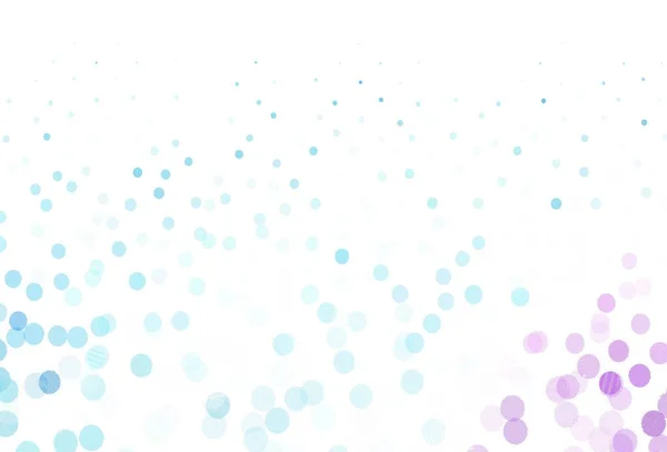 Rose Clair Mise Page Vectorielle Bleue Avec Des Formes Cercle — Image vectorielle