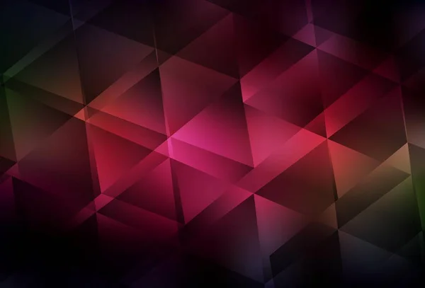 Gabarit Polygonal Vecteur Rouge Foncé Jaune Échantillon Géométrique Triangulaire Avec — Image vectorielle
