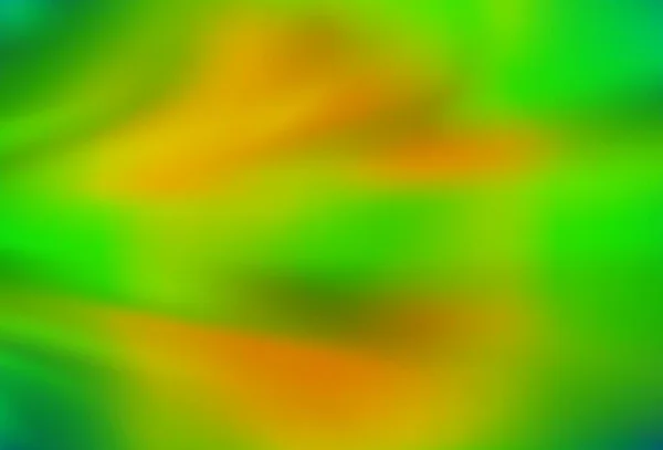 Ανοιχτό Πράσινο Κίτρινο Διάνυσμα Θολό Φωτεινό Πρότυπο Νέα Έγχρωμη Εικόνα — Διανυσματικό Αρχείο