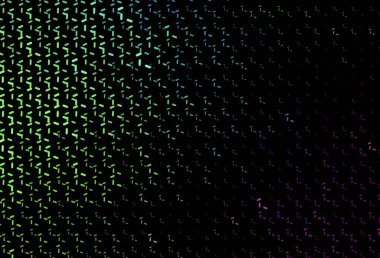 Koyu pembe, tekrarlanan çubuklu yeşil vektör şablonu. Bulanık arkaplanda gradyanı olan çizgiler. Reklam, kitapçıklar, broşürler için desen.