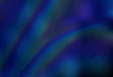 Koyu mavi vektör parlak şablonu bulanıklaştırdı. Parlak renkli bir illüstrasyon. İş tasarımınız için yeni biçim.