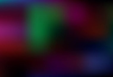 Koyu Çokrenkli vektör parlak şablonu bulanıklaştırdı. Görüntü stili ve gradyanı olan yeni renkli çizimler. Tasarımlar için arka plan.