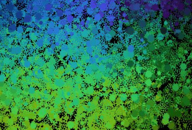 Memphis şekilli koyu renkli vektör arkaplan. Renkli rastgele şekillerle modern soyut illüstrasyon. Web siteniz için basit tasarım.