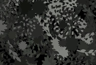 Soyut biçimlerde açık gri vektör dokusu. Soyut gradyan şekilli basit renkli çizimler. Duvar kağıtları için zarif tasarım.