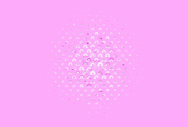 Светло Розовый Векторный Фон Радужными Символами Абстрактная Иллюстрация Градиентными Радужными — стоковый вектор