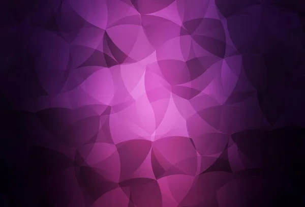 Dark Purple Vector Polygon Abstract Layout Colorful Illustration Polygonal Style — Stock Vector