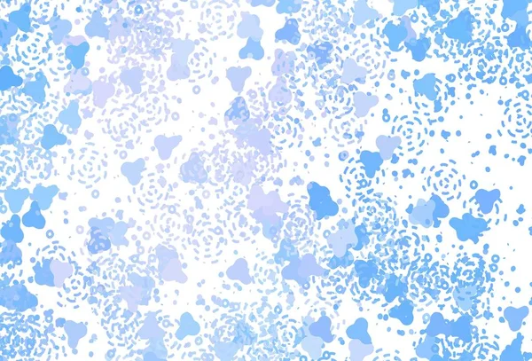 Modèle Vectoriel Rose Clair Bleu Avec Des Formes Chaotiques Design — Image vectorielle