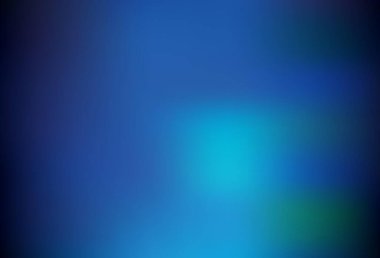 Koyu mavi vektör arkaplanı bulanıklaştırdı. Gradyan ile modern soyut çizim. İş tasarımınız için yeni biçim.